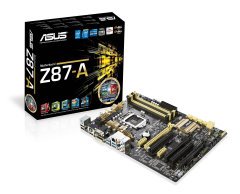 ASUS Z87-A Z87 DDR3 ATX VGA DVI HDMI MDP GLAN SATA3 USB3 ANAKART
