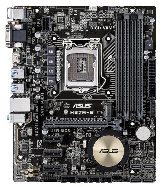ASUS H97M-E DDR3 MİCRO ATX GLAN VGA DVI HDMI USB3 ANAKART