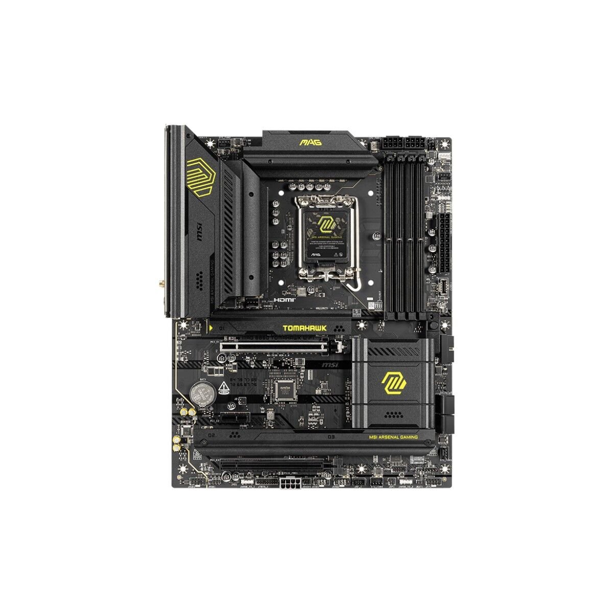 MSI MB MAG B860 TOMAHAWK WIFI SOKET 1851 DDR5 9200MHZ(OC) 3xM.2 2x TB4 HDMI DISPLAY 5G LAN WIFI 7 ATX
