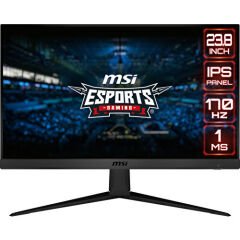 MSI G2412 23.8'' FLAT IPS 1920X1080 (FHD) 16:9 170HZ 1MS FREESYNC PREMIUM GAMING MONITOR