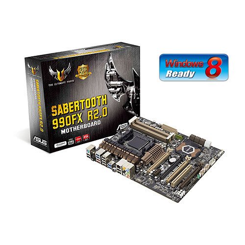 ASUS SABERTOOTH 990FX R2.0 990FX DDR3 ATX GLAN SATA3 USB3 ANAKART
