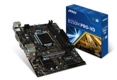 MSI B250M PRO-VD SOKET 1151 DDR4 2400 VGA DVI M.2 .USB3.1 mATX