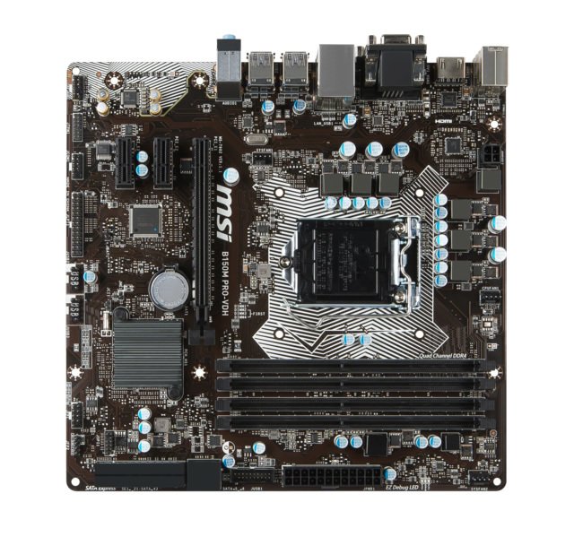 MSI B150M PRO-VDH DDR4 VGA DVI HDMI GLAN SATA EXP. SATA3 USB3.1