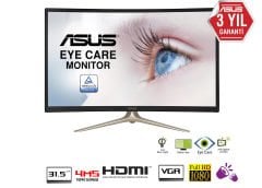 31.5 ASUS VA327H 1920x1080 4MS 2HDMI DSUB GAMING MONITOR