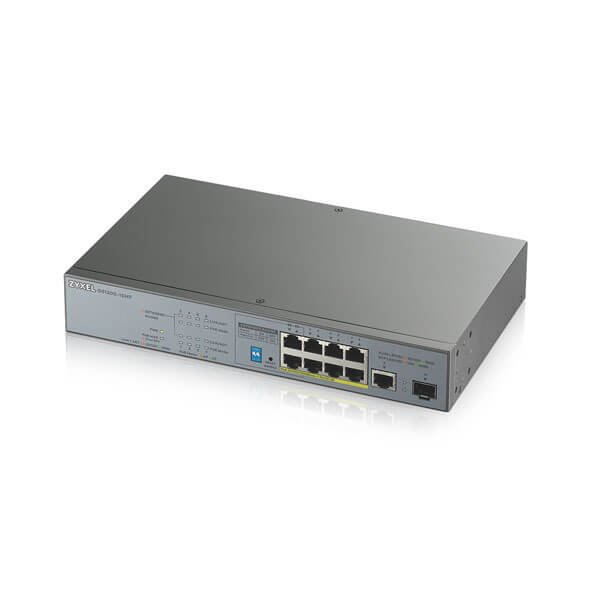 ZYXEL GS1300-10HP 10 PORT YÖNETİLEMEZ POE SWITCH (130 WATT)