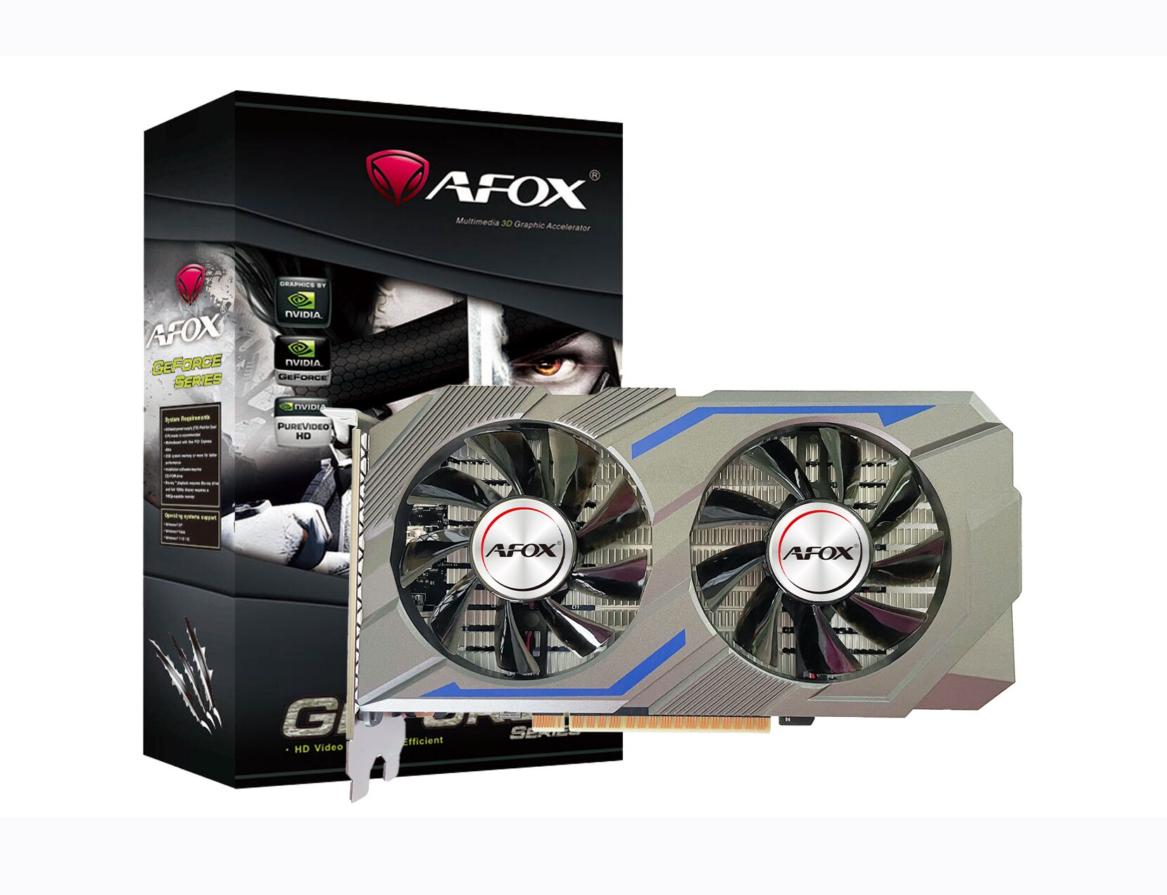 Afox Geforce Gtx 1650 AF1650-4096D6H1 4gb Gddr6 128BIT DX12 Gaming (Oyuncu) Ekran Kartı 18 AY MARKA GARANTİLİ