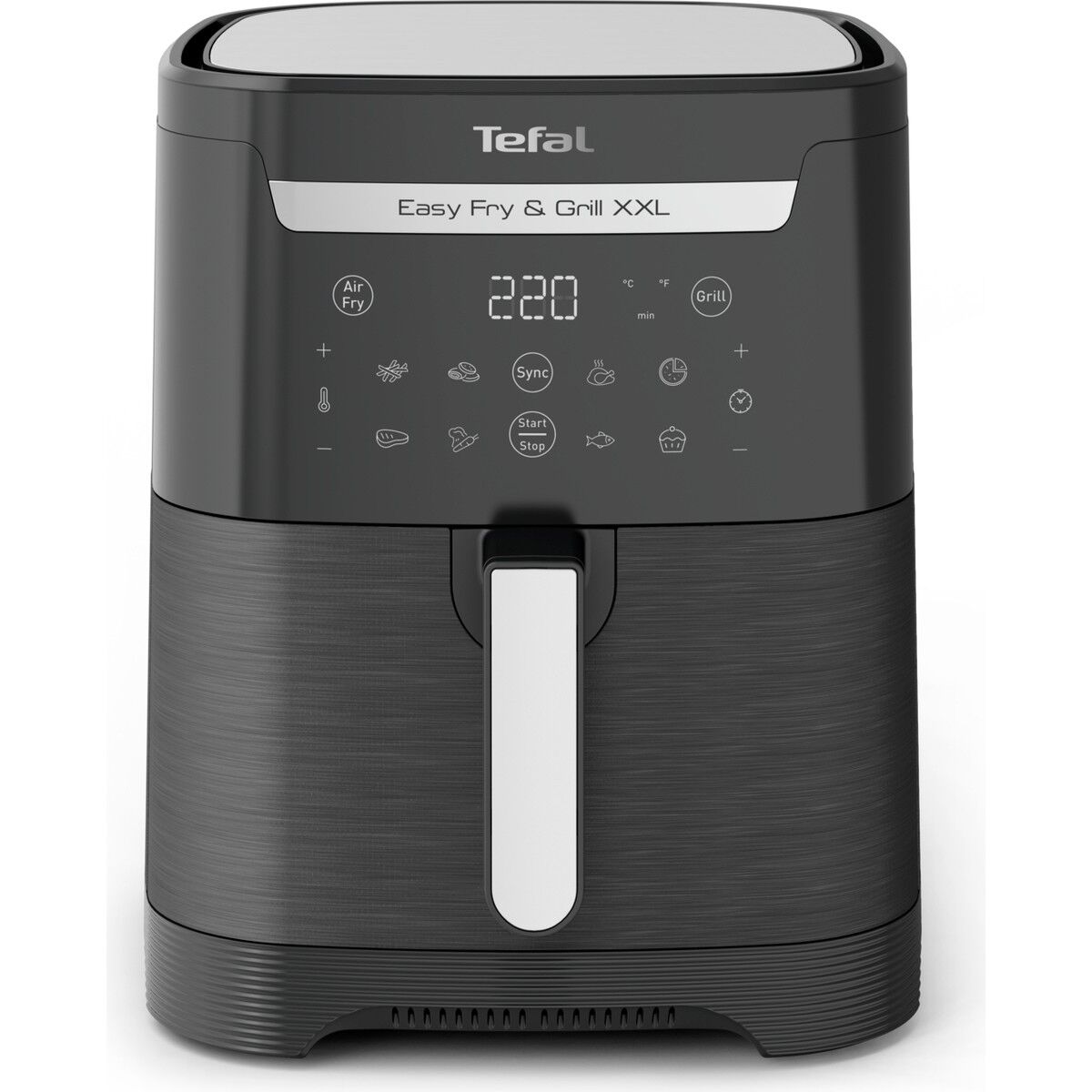 TEFAL EY8018 Easy Fry & Grill & XXL Yağsız Fritöz Airfryer, 6,5 Litre Kapasite, Hava ile Kızartma & Izgara, Siyah – 7211004776