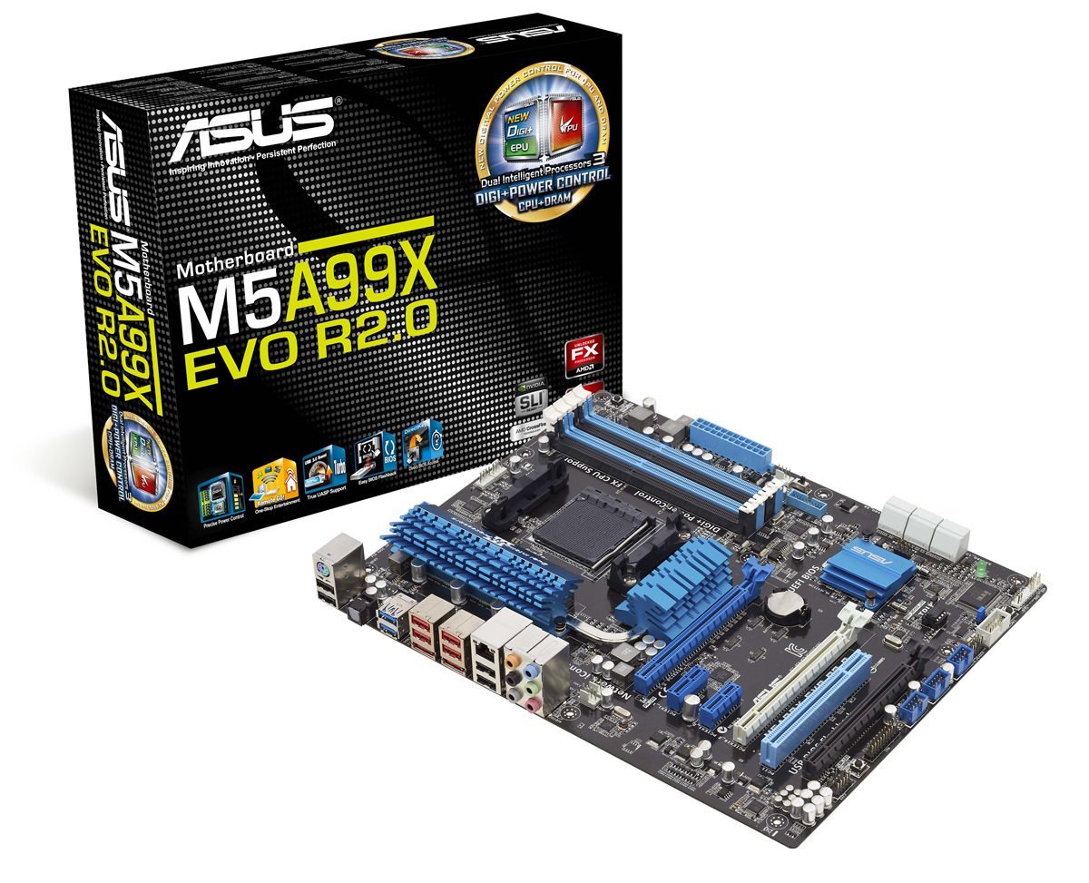 ASUS M5A99X EVO R2.0 990X DDR3 ATX GLAN SATA3 USB3 ANAKART