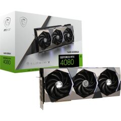 MSI VGA GEFORCE RTX 4080 16GB SUPRIM X RTX4080 16GB GDDR6X 256B DX12 PCIE 4.0 X16 (3XDP 1XHDMI) Ekran Kartı
