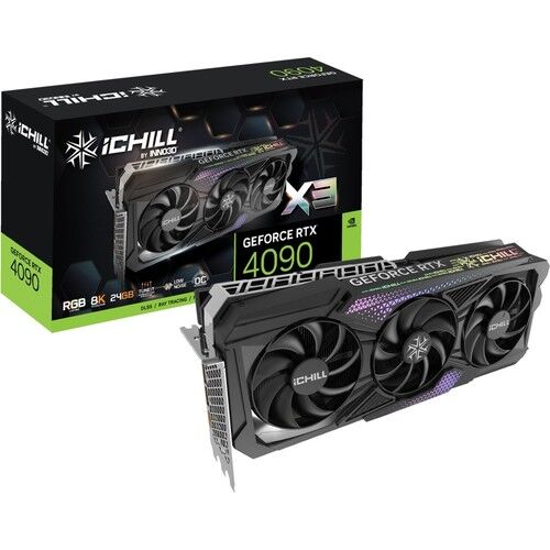 INNO3D RTX4090 Ichıll X3 24GB 384BIT GDDR6X (C40903-246XX-1833VA47)