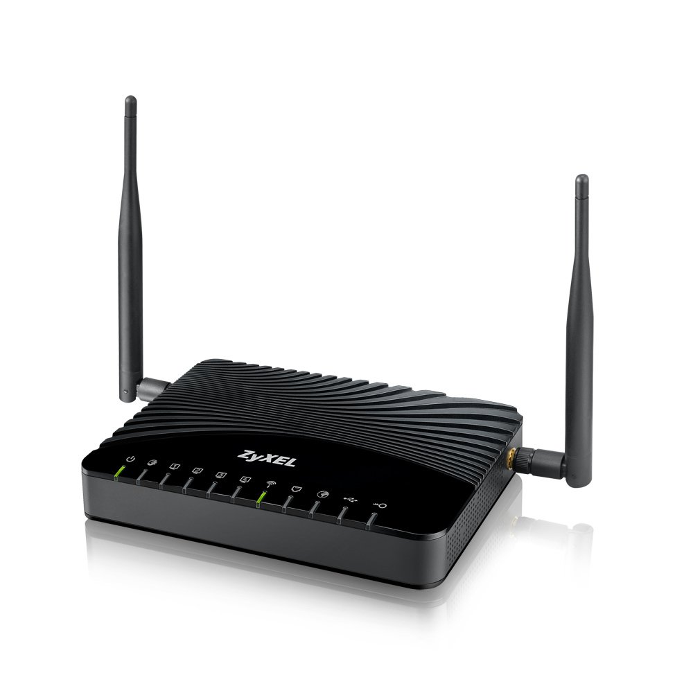ZYXEL VMG3312-B10A v2 VDSL/ADSL2 VE FİBER İNTERNET UYUMLU VPN ÖZELLİKLİ 4 PORT 300Mbps KABLOSUZ MODEM