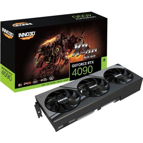 INNO3D RTX4090 X3 Oc 24GB 384BIT GDDR6X (N40903-246XX-18332989)