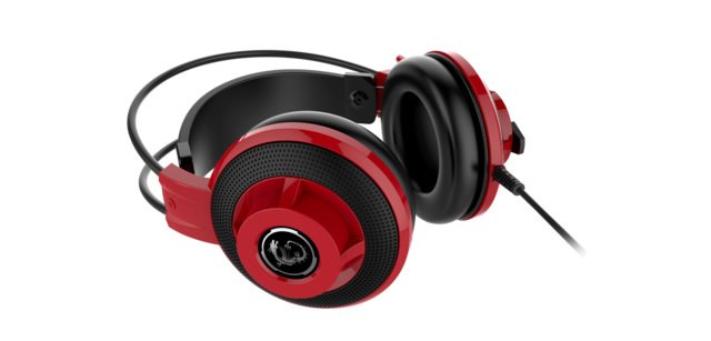 MSI GG DS501 GAMİNG HEADSET 40MM SÜRÜCÜ KABLO KUMANDA MİKROFON 2.1M ÖRGÜ KABLO 3.5MM JAK KULAKÜSTÜ KULAKLIK