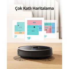 Robovac L35 Hybrid+ Islak Kuru Moplu İstasyonlu Akıllı Robot Süpürge - T2182 (Anker Türkiye Garantili