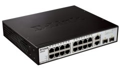 D-LINK DES-3200-18/C1A 16-PORT 10/100MBPS + 1 100/1000 SFP + 1 COMBO 1000BASE-T/SFP L2 YONETILEBILIR SWITCH