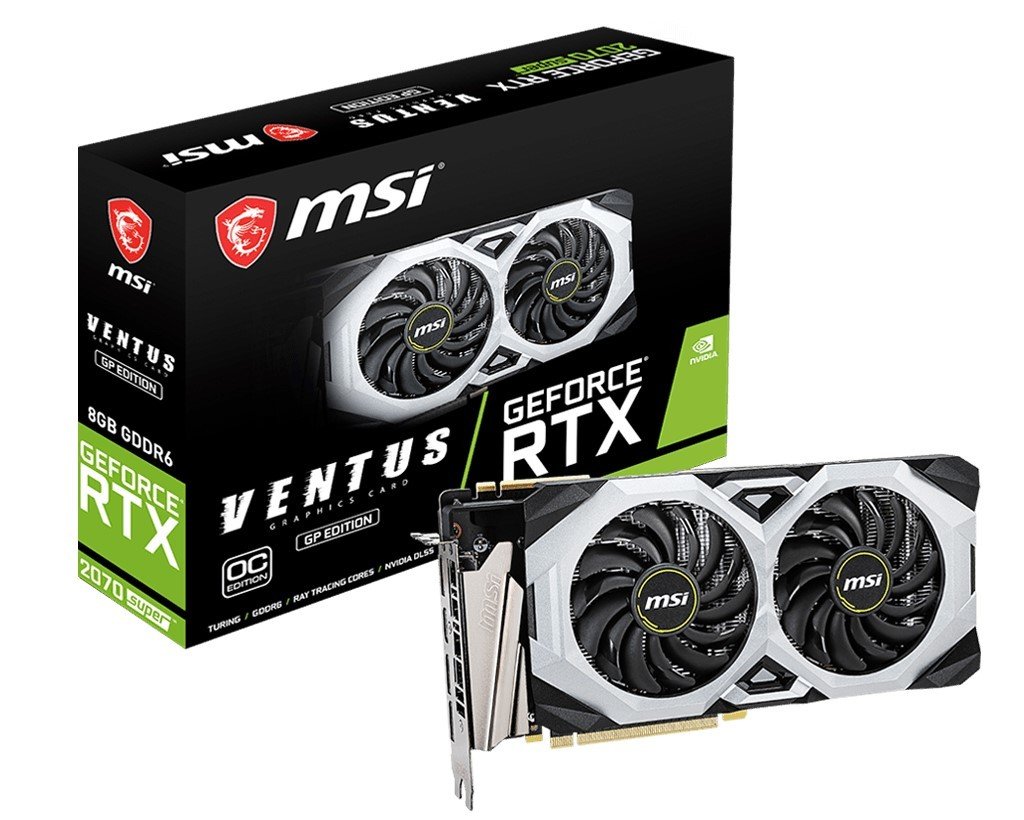 MSI NVIDIA GeForce RTX 2070 Super Ventus OC 8 GB 256 Bit GDDR6 Ekran Kartı