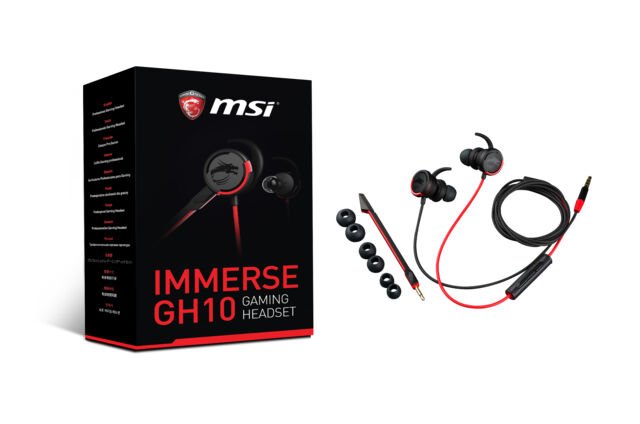 Msi Immerse GH10 Çıkarılabilir Mikrofonlu Oyuncu Kulak İçi Kulaklık