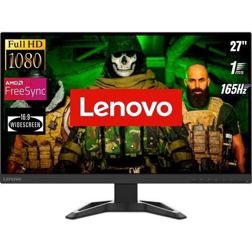 Lenovo G27-30 27'' 165Hz 1ms(mprt) (2xhdmı+Display) Amd Radeon Freesync Full Hd Monitör 66E7GAC2TK