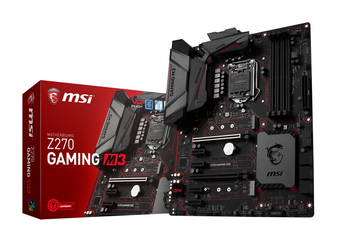 MSI Z270 GAMING M3 SOKET 1151 DDR4 3800 (OC) HDMI DP M.2 USB3.1 ATX