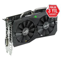 ASUS ROG STRİX RADEON RX560 OC EDİTİON 4GB EVO GDDR5 128BIT DVI HDMI DP 4GD5 EKRAN KARTI