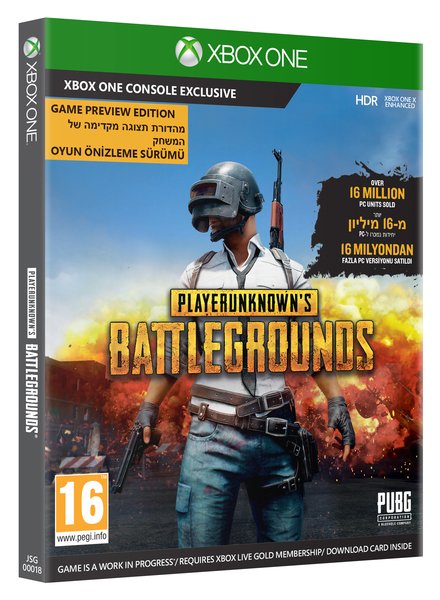 XBOX ONE PLAYERUNKNOWNS BATTLEGROUND KUTU OYUN JSG-00018