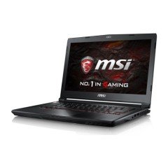MSI NB GS63 7RE(Stealth Pro)-029XTR I7-7700HQ 8GB DDR4 GTX1050TI GDDR5 4GB 128GB SSD+ 1TB 7200RPM 15,6 FHD DVD DOS