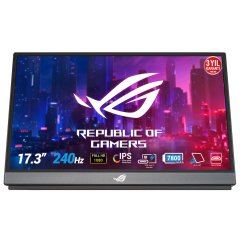 ASUS ROG STRIX XG17AHPE 1.3 TASINABILIR USB GAMING MONITOR IPS ADAPTIVE SYNC 1920x1080 3MS 240HZ USB Type-C Micro-HDMI MM 3YIL MAT E