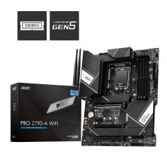 MSI MB PRO Z790-A WIFI SOKET 1700 DDR5 7200MHZ(OC) PCI-E Gen5 M.2 USB3.2 DP HDMI 1x2.5G LAN WI-FI 6E ATX Anakart