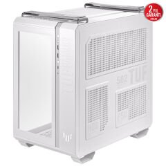 Asus TUF GAMING GT502 PANAROMİK TEMPERLİ CAM USB TYPE-C ATX / MICRO-ATX / MINI-ITX BEYAZ