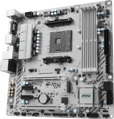 MSI B350M MORTAR ARCTIC AM4 DDR4 3200 (OC) M.2 USB3.1 mATX