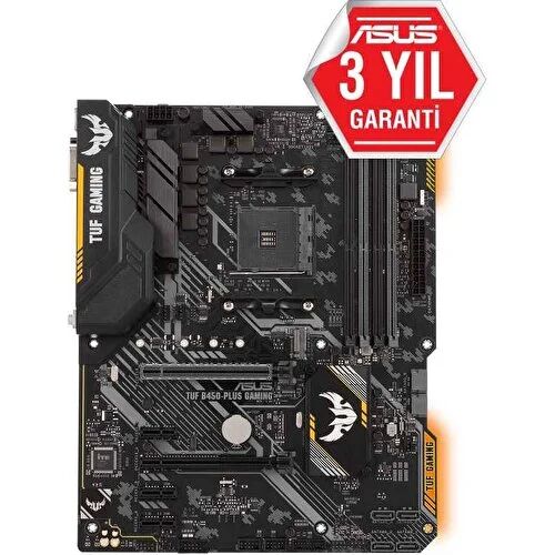 Asus Tuf B450-Plus Gaming AMD B450 AM4 DDR4 4400 Mhz ATX Anakart