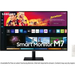 Samsung M7 LS32BM700UUXUF 32'' 4K 60Hz 4ms (Type-C, Wifi, Bluetooth, Airplay) Hoparlörlü Smart Monitör