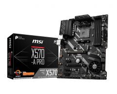 MSI X570-A PRO AM4 DDR4 4400 mhz (Oc) 2 x M.2 USB 3.2 HDMI ATX Anakart