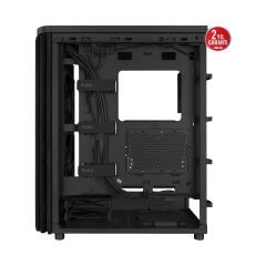 Asus ProArt PA401 Siyah Wood Edition Temperli Cam PWM Mid Tower Kasa