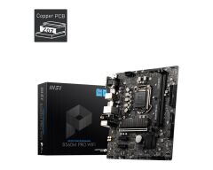 MSI MB B560M PRO WIFI SOKET 1200 DDR4 5200 (OC) PCI-E Gen 4 ,M.2 USB3.2 1x 2.5G LAN Wi-Fi 6 mATX