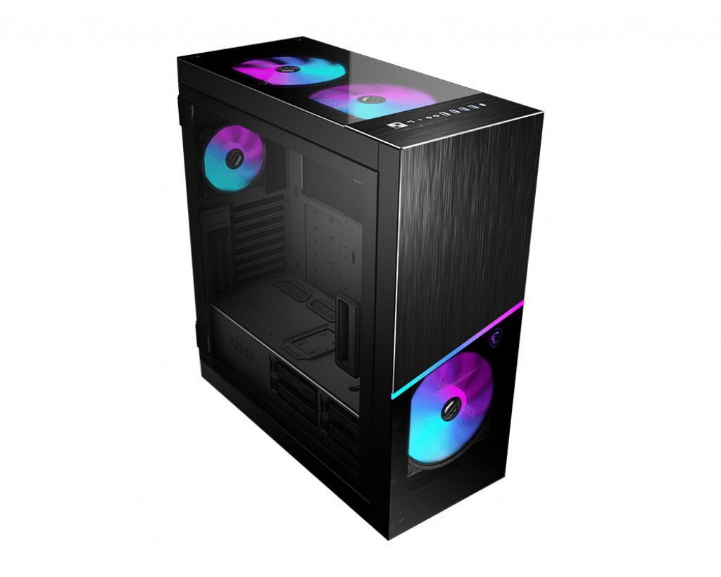 MSI MPG SEKIRA 500X Temperli Cam 4x A-RGB Fan ATX Gaming Bilgisayar Kasası