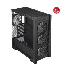 ASUS Tuf Gaming Gt302 Tg Argb Temperli Cam Usb 3.2 Siyah E-atx Mid-tower Gaming (OYUNCU) Kasa