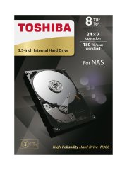 8TB TOSHIBA 3.5 N300 7200RPM 128MB HDWN180UZSVA MASAÜSTÜ DAHİLİ DİSK