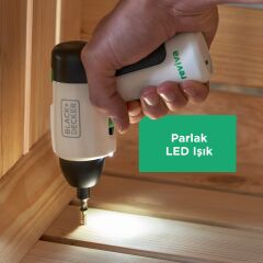 Black & Decker Reviva™ Revsd4c-Xj 3.6v Şarjlı Vidalama