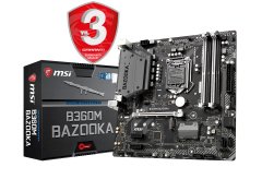 MSI B360M BAZOOKA SOKET 1151 DDR4 2666 DVI VGA HDMI USB3.1 mATX