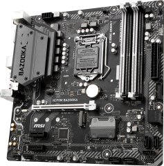 MSI H370M BAZOOKA SOKET 1151 DDR4 2666 DVI HDMI M.2 USB3.1 mATX