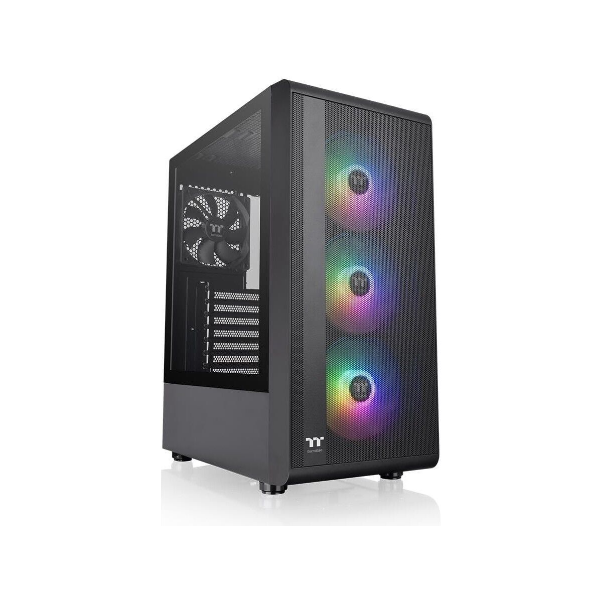 Thermaltake S200 Tg 650W 80+ Argb 3X120MM Fan Mesh Ön Panel, Tempered Glass Pencereli Oyuncu Kasası