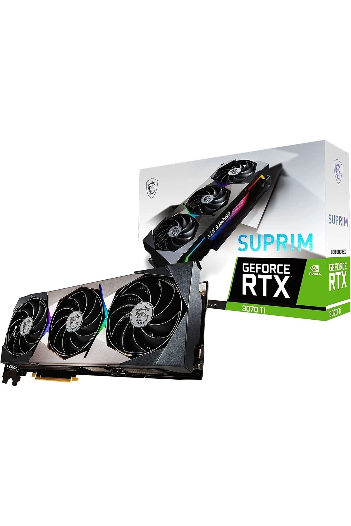 MSI Vga Geforce Rtx 3070 Suprım X 8g Rtx3070 8gb Gddr6 256b Dx12 Pcıe 4.0 X16 (3xdp 1xhdmı)