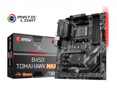 MSI B450 TOMAHAWK MAX AM4 DDR4 3466(OC) DVI HDMI M.2 USB3.2 RGB ATX