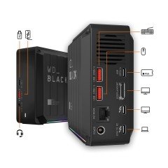 WD_BLACK D50 GAME DOCK 1TB SSD THUNDERBOLT3 BLACK EMEA WDBA3U0010BBK-EESN
