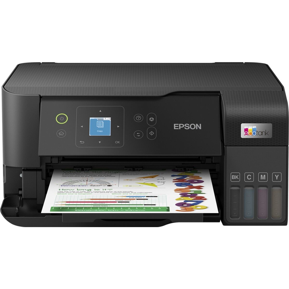 EPSON Ecotank L3560 Renkli Tanklı Yazıcı Baskı-Tarama- Kopya - ( Usb, Wifi, Wi-Fi Direct ) + Orijinal Epson 4 x 65 ml + 1 Ekstra Siyahmürekkep C11CK58404