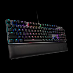 ASUS TUF GAMING K7 AURA SYNC RGB OPTIK MEKANİK OYUNCU KLAVYE - TÜRKÇE TUS DİZİLİMİ, BİLEK DESTEĞİ, SUYA VE TOZA  DAYANIKLI