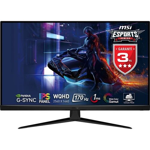 MSI 31.5 G321Q 2560x1440 (WQHD) FLAT IPS 170HZ 1MS G-SYNC COMPATIBLE  GAMING MONITOR
