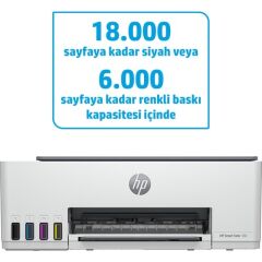 HP Smart Tank 580 1F3Y2A Wi-Fi + Tarayıcı + Fotokopi Renkli Çok Fonksiyonlu Mürekkep Püskürtmeli Yazıcı