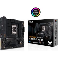 Tuf Gamıng B760M-Plus D4 Intel B760 Lga1700 DDR4 5333 Dp Hdmı 2X M2 Usb3.2 2.5Gbit Lan Matx (Tuf Gamıng B760M-Plus D4) Anakart